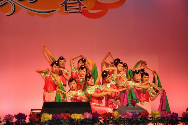 黨委書(shū)記胡煒、院長(zhǎng)王立秋觀看五四文藝匯演