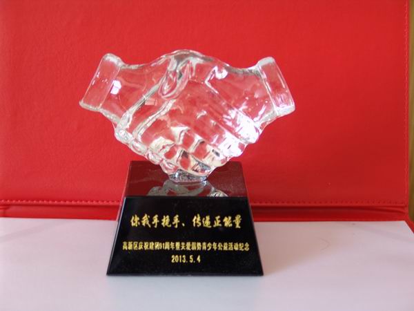 高新區團工委授予我院團委先進單位稱號