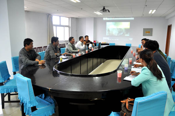 徐水縣職業技術教育中心到我院洽談合作