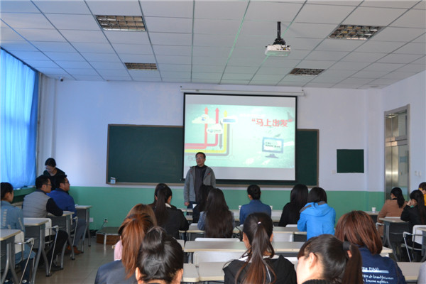 華溢中專師生來我院參觀考察