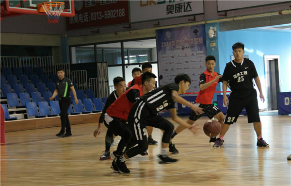 信息工程系男籃公益賽事奪冠