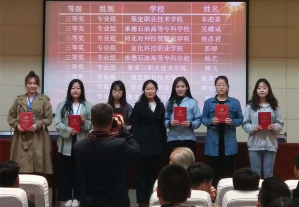 我院師生參加河北省高職院校職業(yè)技能大賽英語口語賽項取得佳績