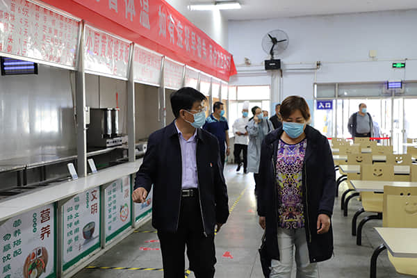 省督導組督導檢查我院疫情防控和開學準備工作