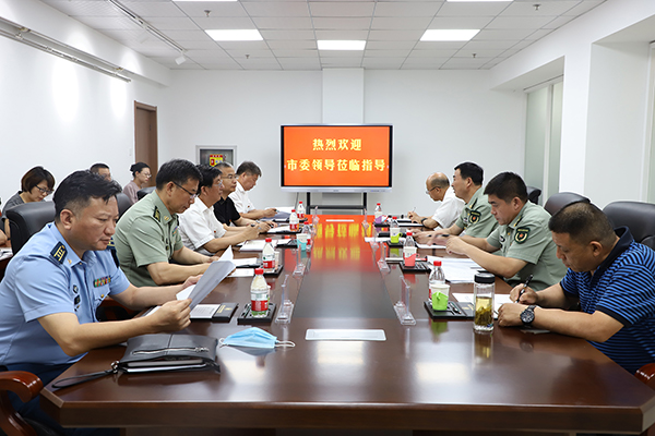 市委常委、張家口軍分區政委苑建國到我院調研指導大學生征兵工作