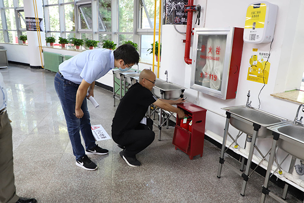 國家應急管理部專家組督查我院校園安全工作