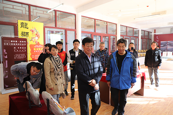 黨委書記馮印濤赴張家口首屆民間藝術節參觀調研