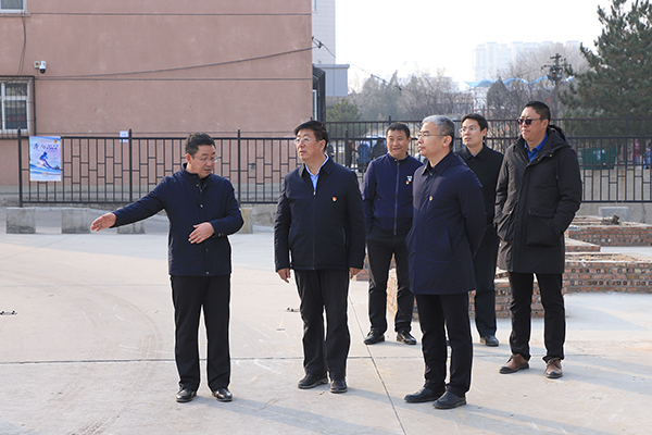 學院領導檢查督導校區規劃和校園環境綠化工作