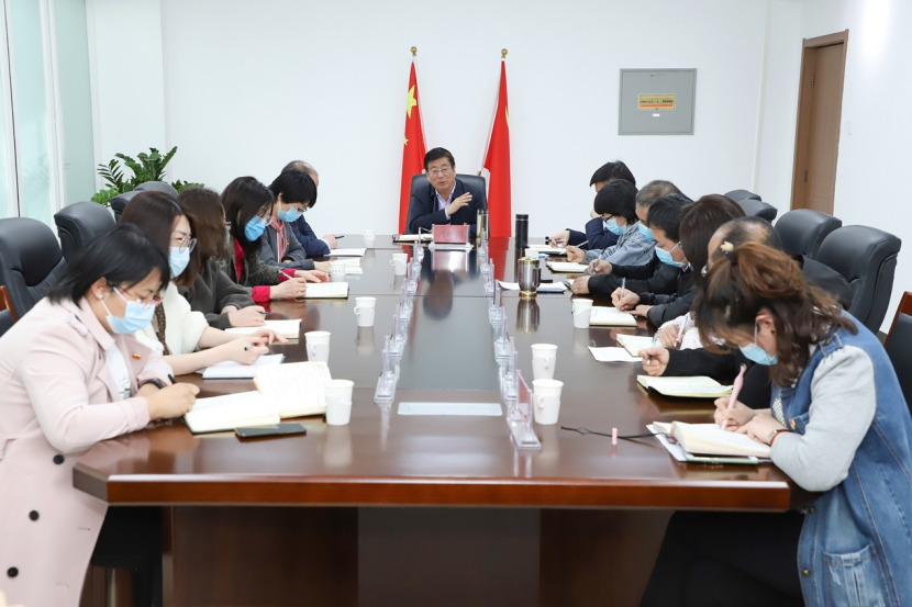 黨委書記馮印濤主持召開黨史學習教育與宣傳信息體系建設座談會
