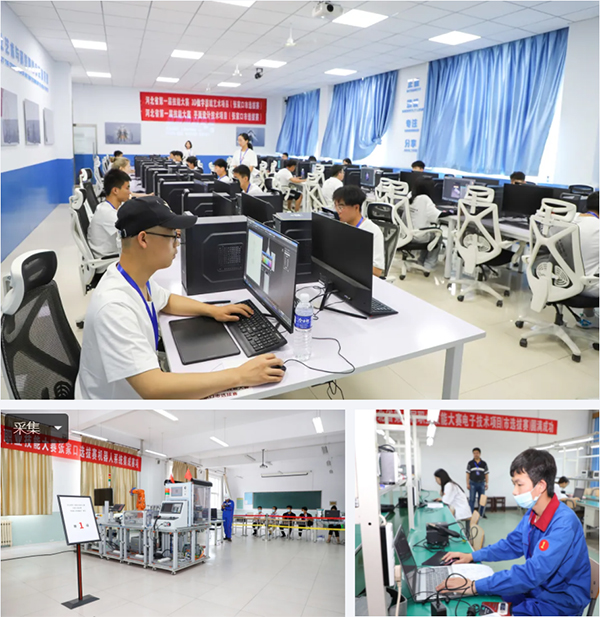 河北省第一屆職業(yè)技能大賽張家口市選拔賽5個賽項在我院開賽