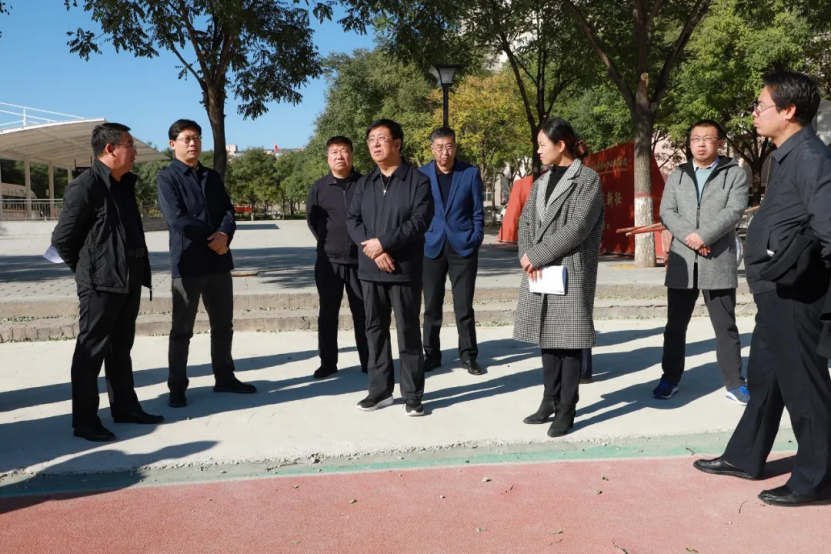 黨委書記馮印濤對2022年預算涉及重點項目進行實地調研