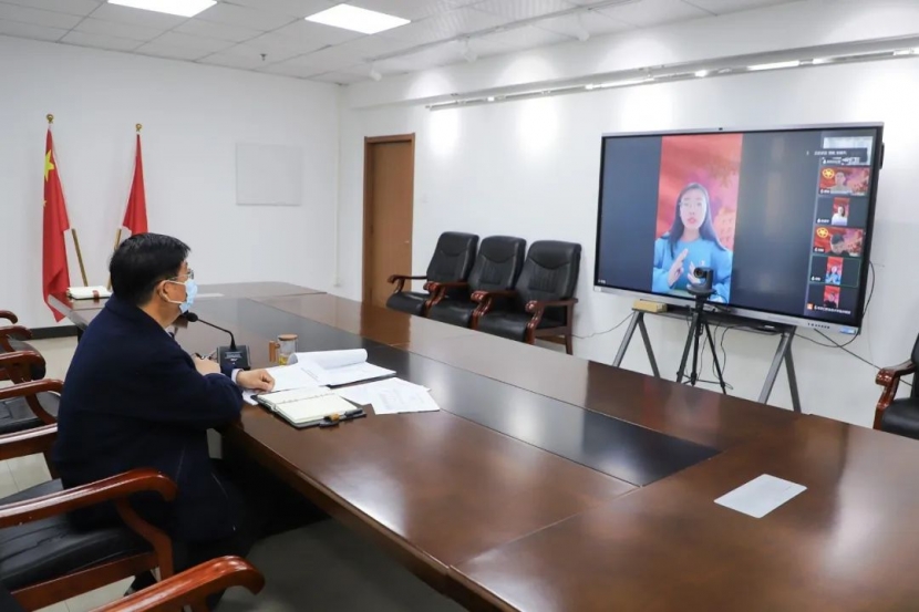 黨委書記馮印濤指導團屬學生組織改革工作