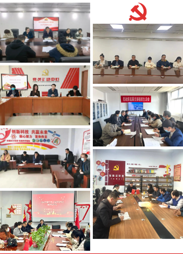 學院各黨支部陸續召開2022年度組織生活會并開展民主評議黨員工作