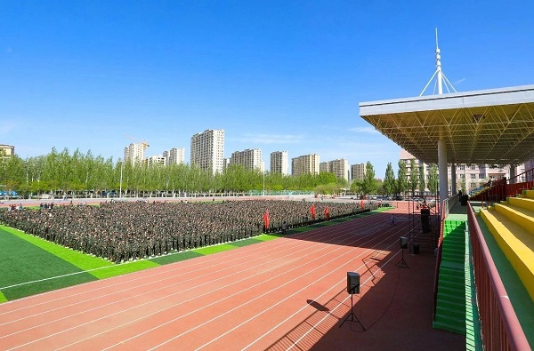 我院舉行2022級學生軍訓動員大會