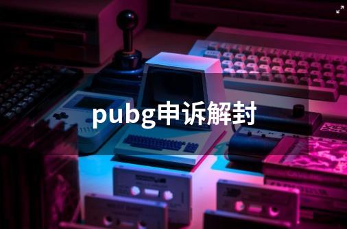pubg申诉解封-第1张-游戏相关-话依网