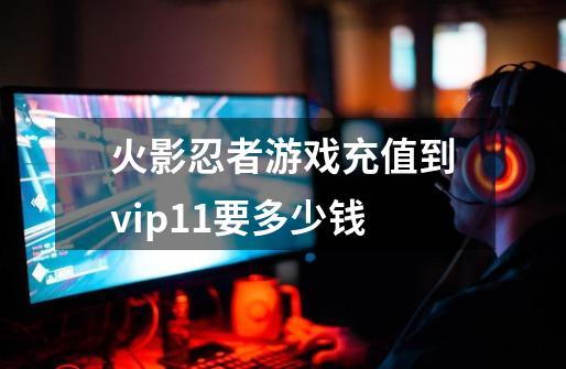 火影忍者游戏充值到vip11要多少钱-第1张-游戏相关-话依网