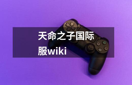 天命之子国际服wiki-第1张-游戏相关-话依网