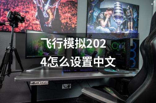 飞行模拟2024怎么设置中文-第1张-游戏相关-话依网