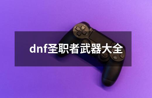 dnf圣职者武器大全-第1张-游戏相关-话依网