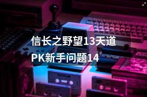 信长之野望13天道PK新手问题14-第1张-游戏相关-话依网