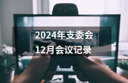 2024年支委会12月会议记录-第1张-游戏相关-话依网