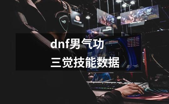 dnf男气功三觉技能数据-第1张-游戏相关-话依网