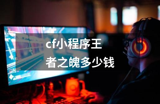 cf小程序王者之魄多少钱-第1张-游戏相关-话依网