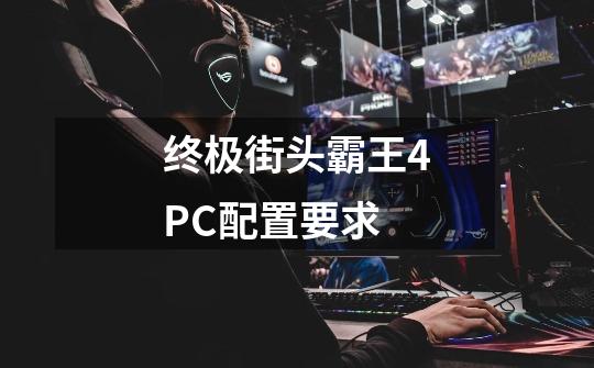 终极街头霸王4PC配置要求-第1张-游戏相关-话依网