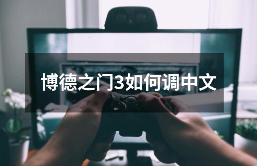 博德之门3如何调中文-第1张-游戏相关-话依网