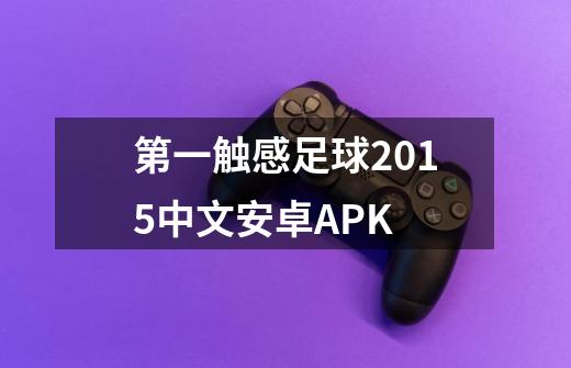 第一触感足球2015中文安卓APK-第1张-游戏相关-话依网