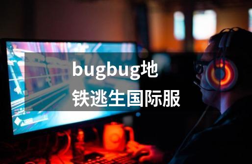 bugbug地铁逃生国际服-第1张-游戏相关-话依网