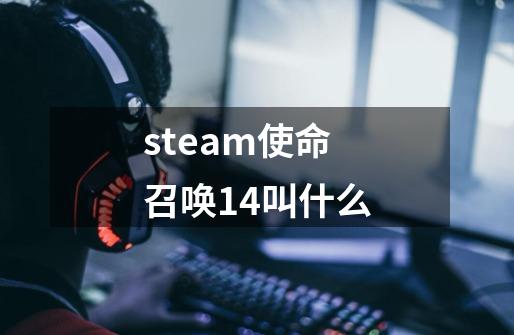 steam使命召唤14叫什么-第1张-游戏相关-话依网