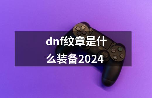 dnf纹章是什么装备2024-第1张-游戏相关-话依网