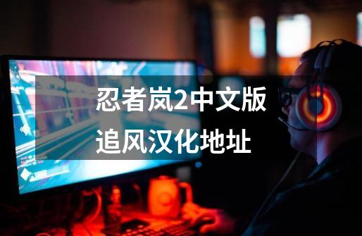 忍者岚2中文版追风汉化地址-第1张-游戏相关-话依网