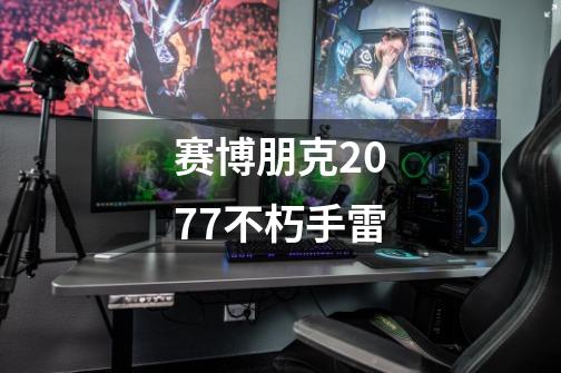 赛博朋克2077不朽手雷-第1张-游戏相关-话依网
