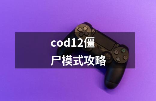 cod12僵尸模式攻略-第1张-游戏相关-话依网