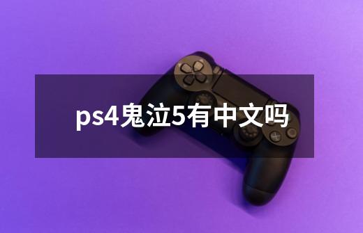ps4鬼泣5有中文吗-第1张-游戏相关-话依网