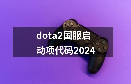 dota2国服启动项代码2024-第1张-游戏相关-话依网